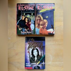 3-pack teen horror books: RL Stine and Peter Lerangis